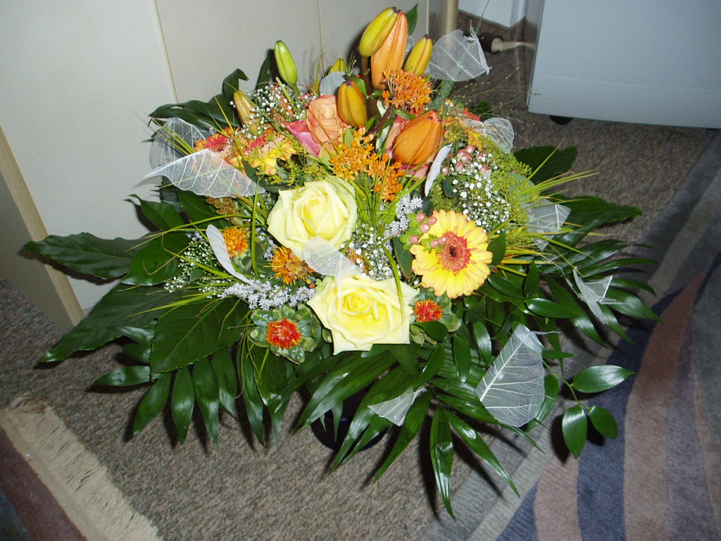 Blumenstrauss von meinen Arbeitskollegen